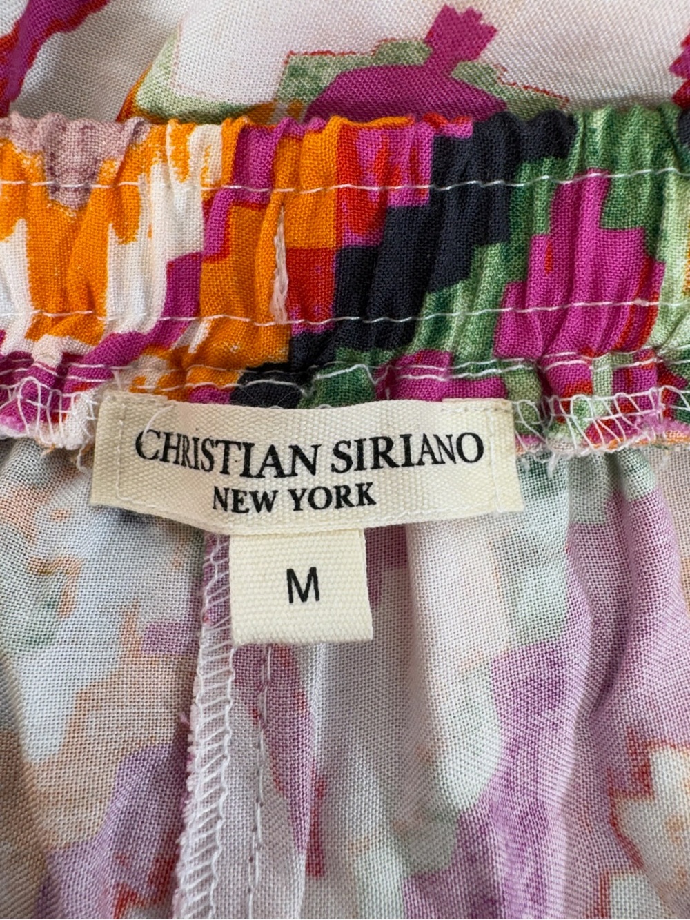 Christian Siriano Multicolor Geometric Wide-Leg Pants 3914 - Picture 4 of 11